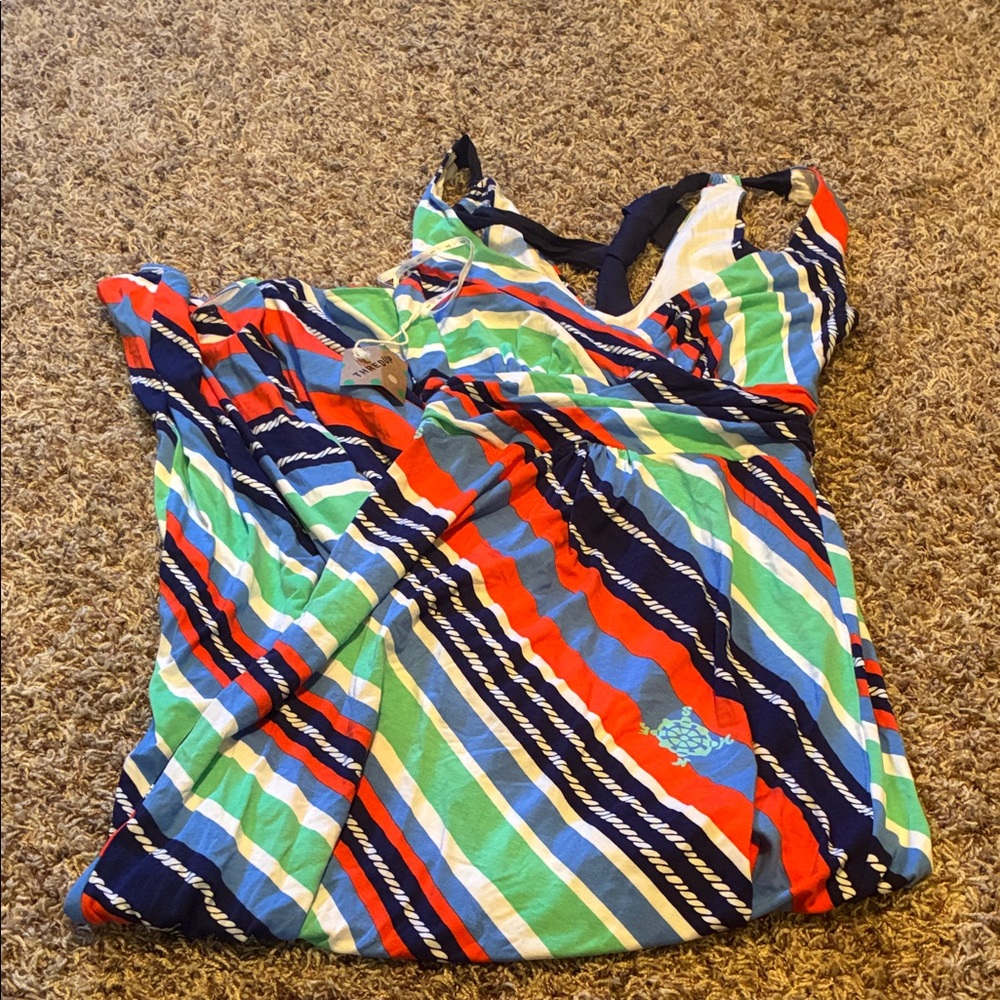 Lilly Pulitzer Nautical Maxi Dress/Size XS.